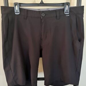 Travis Mathew Charcoal Flat Front Shorts